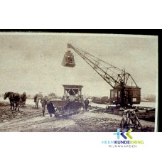 Kraantje Spijksedijk met lorrie`s (spoorbakken) F00002256